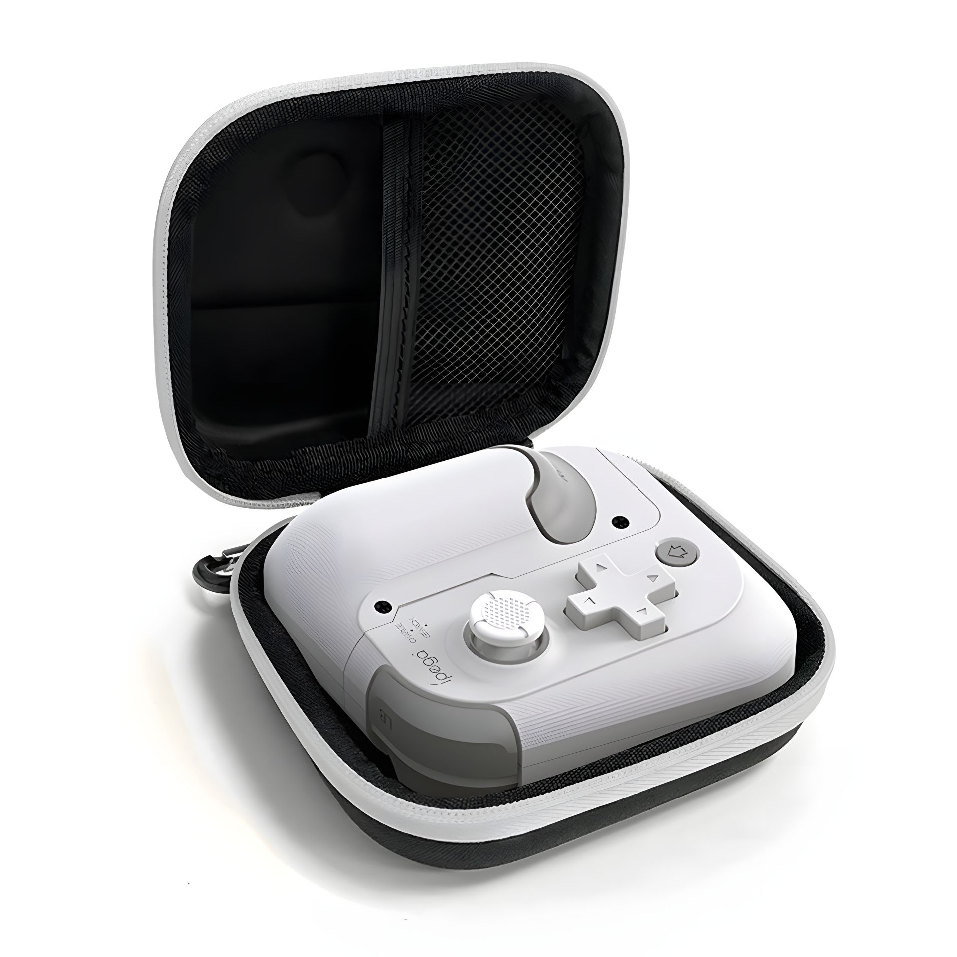 Bluetooth геймпад Ipega PG-9211A з кейсом на карабіні, білий, 10 годин гри Bluetooth геймпад Ipega PG-9211A з кейсом на карабіні, білий, 10 годин гри
