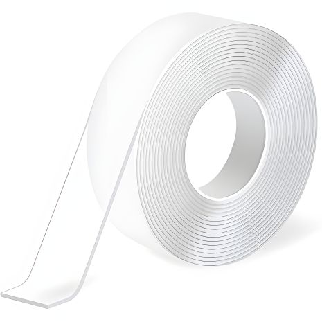 Клейка скотч-стрічка двостороння багаторазова Nano Tape Міцна фіксація | Ivy Grip | Transparent 300x2x0.1cm прозора