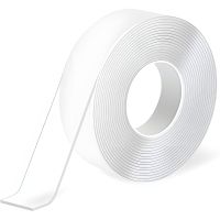 Скотч-стрічка Nano Tape двостороння, багаторазова клейка | Ivy Grip | прозора, прозора, розмір 500x3x0.1cm