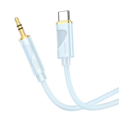 AUX кабель 1m Hoco UPA30 Type-C to Jack 3.5 blue