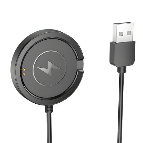 Чорний USB Кабель для зарядки смарт-годинника Hoco Y22