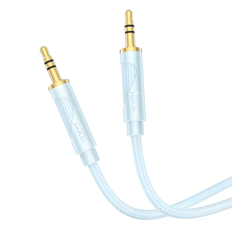 Кабель AUX Jack 3.5 to Jack 3.5 1m Hoco UPA30 blue