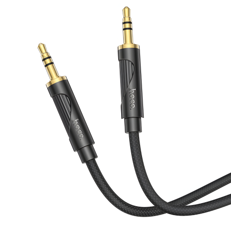 Кабель AUX Jack 3.5 на Jack 3.5 1m Hoco UPA30 black