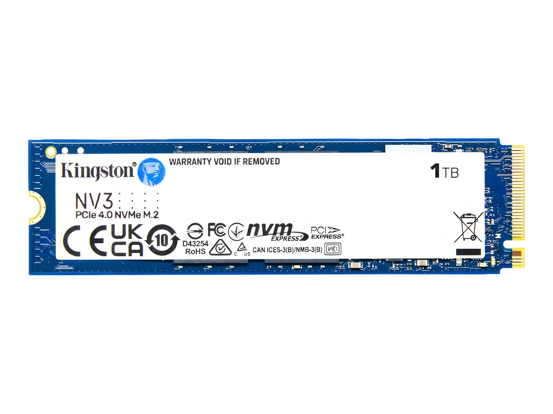 SSD Kingston M.2 NV3 1000GB NVMe 2280 PCIe 4.0 x4 3D NAND SSD Kingston M.2 NV3 1000GB NVMe 2280 PCIe 4.0 x4 3D NAND
