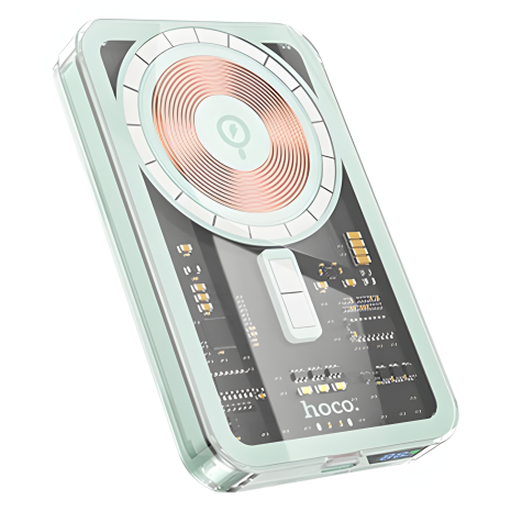 УМБ HOCO Q14 5000mAh Type-C, QC/PD, 20W/3A | Magnetic Fast Charging | Blue