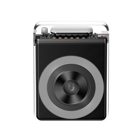 Power Bank XO PR226 Mini Transparent Magnetic Absorption 15W 10000mAh Чорний Power Bank XO PR226 Mini Transparent Magnetic Absorption 15W 10000mAh Чорний