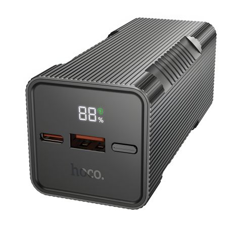 Power bank Hoco Q15 10000mAh PD 22.5W з ліхтарем Чорний