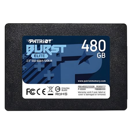 480GB Patriot Burst Elite SSD 2.5" 7mm SATAIII 3D TLC