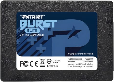 Patriot Burst Elite SSD 240GB 2.5" 7mm SATAIII 3D TLC