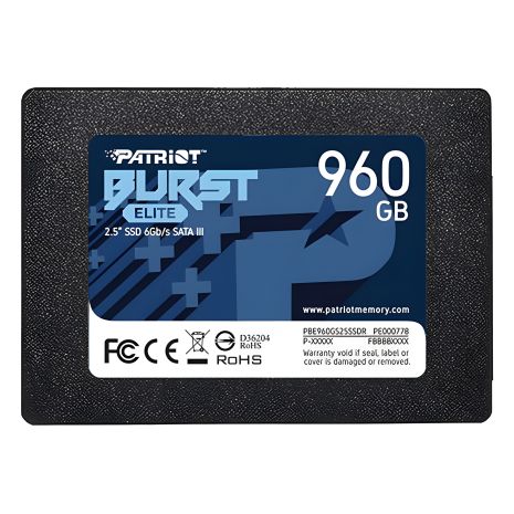 960GB Patriot Burst Elite SSD 2.5" 7mm SATAIII 3D TLC