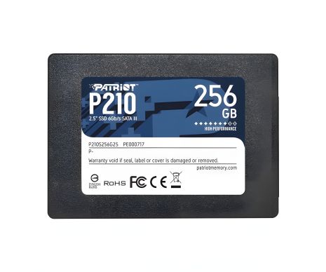 Потужний SSD Patriot P210 256GB 2.5" 7mm SATAIII 3D QLC Потужний SSD Patriot P210 256GB 2.5" 7mm SATAIII 3D QLC