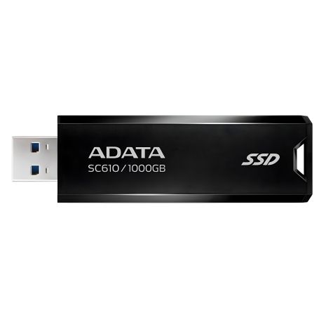 SSD ADATA 1TB SC610 USB 3.2, 550/500Mb/s, черный