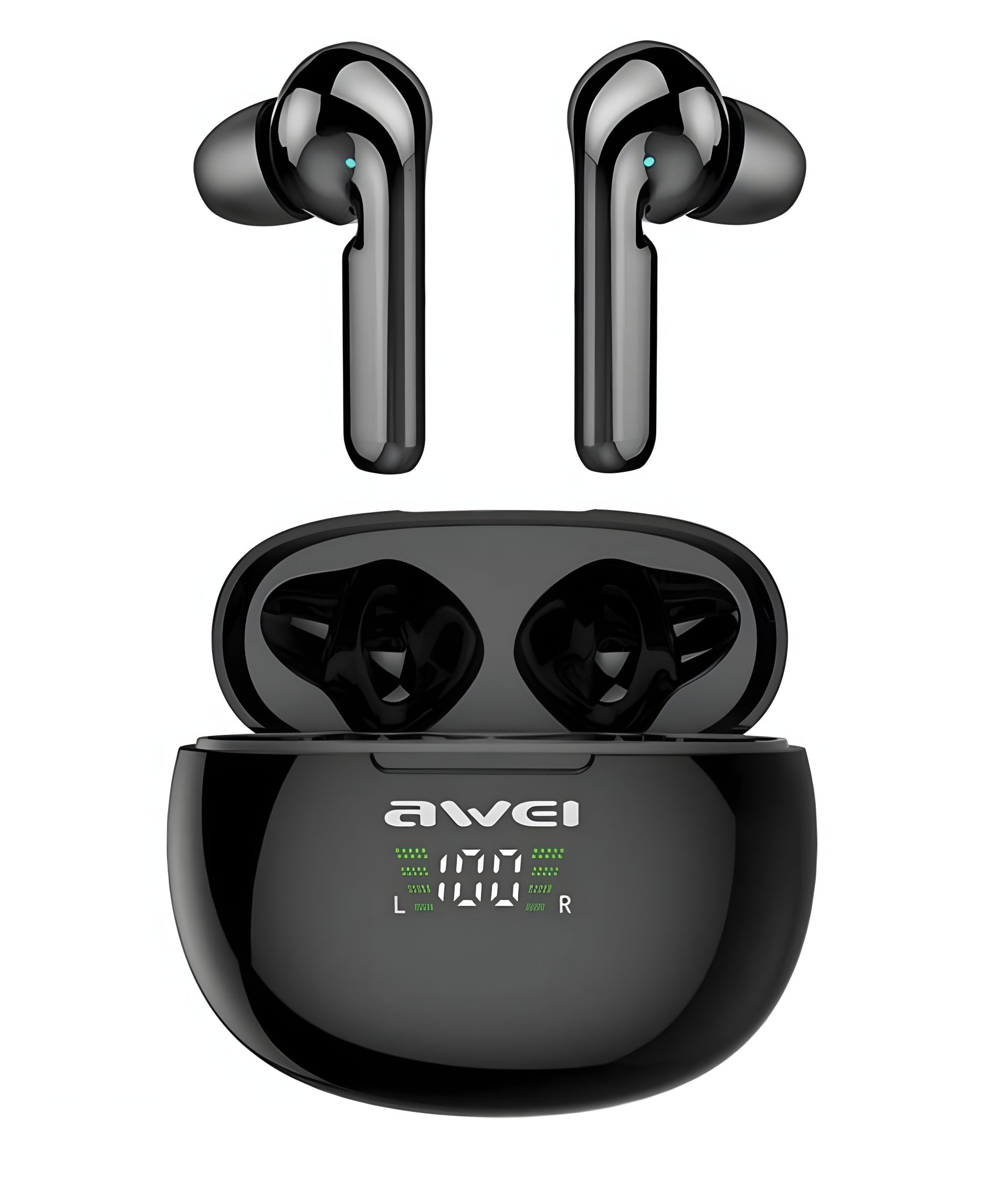 AWEI T15P TWS Bluetooth Earbuds IPX5 |BT5.1, 45/390mAh, 7Hours| black Наушники AWEI T15P TWS Bluetooth Earbuds IPX5 |BT5.1, 45/390mAh, 7Hours| black Наушники