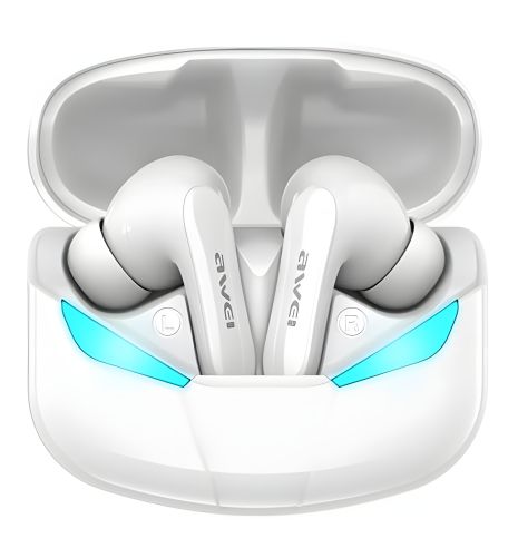 AWEI T35 Gaming TWS Bluetooth Earphone |BT5.0, 35/400mAh, 5Hours| white Наушники