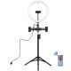 Кольцевая LED лампа USB Puluz PKT3068B 11.8" + 1.1 м штатив Кольцевая LED лампа USB Puluz PKT3068B 11.8" + 1.1 м штатив
