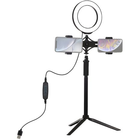 Кільцева лампа USB Puluz PKT3038 6.2" + штатив