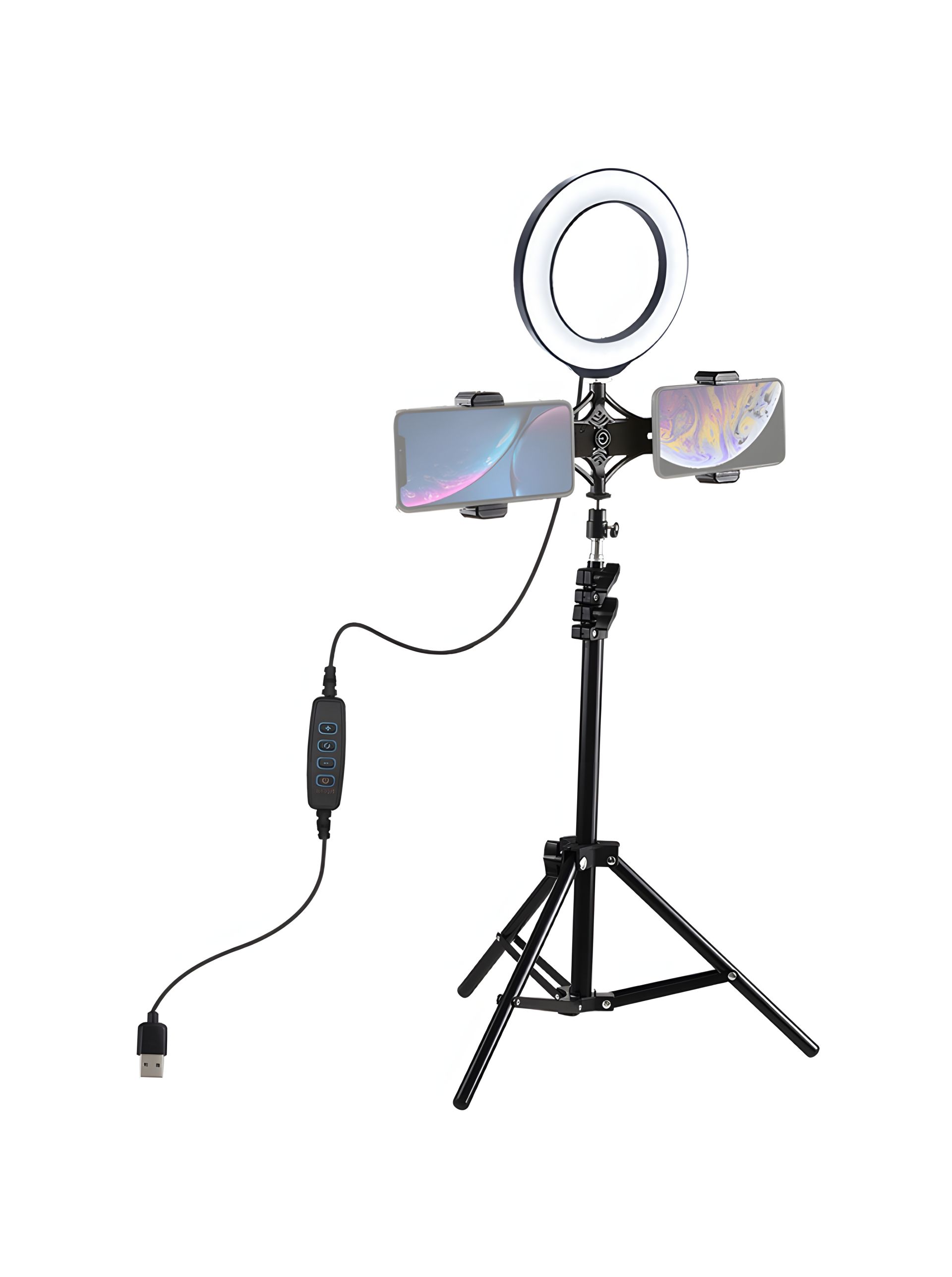 Кольцевая LED лампа USB Puluz PKT3036 6.2" + 1.1 м штатив Кольцевая LED лампа USB Puluz PKT3036 6.2" + 1.1 м штатив