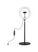 Кольцевая USB LED лампа Puluz PKT3039 10.2" + 140 см настольное крепление Кольцевая USB LED лампа Puluz PKT3039 10.2" + 140 см настольное крепление