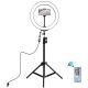 USB RGBW LED кольцевая лампа Puluz PKT3043 10" + 1.1 м штатив