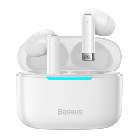 Наушники BASEUS True Wireless Earphones Bowie E9 |BT5.3, 40/400mAh, 5h| (NGTW120002) white Наушники BASEUS True Wireless Earphones Bowie E9 |BT5.3, 40/400mAh, 5h| (NGTW120002) white