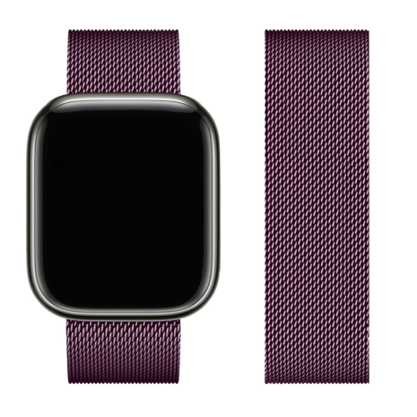 Металевий ремінець Hoco iWatch WA03 milanese steel 38, 40, 41mm blackcurrant Металевий ремінець Hoco iWatch WA03 milanese steel 38, 40, 41mm blackcurrant