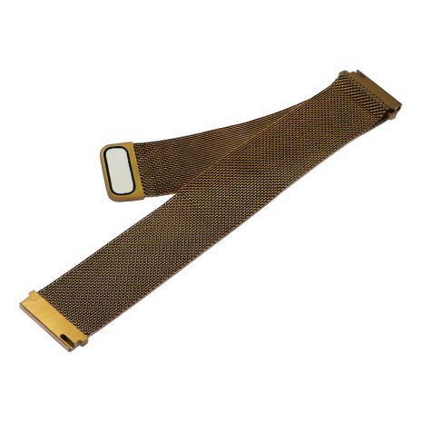 Ремінець для Xiaomi Amazfit золотистий 22 mm Міланська петля Ремінець для Xiaomi Amazfit золотистий 22 mm Міланська петля