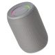 Портативна Bluetooth колонка ZEALOT S32 Pro BT5.2, AUX, USB, TF, TWS, 15W, 4h з LED підсвічуванням grey