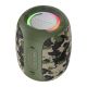 Колонка ZEALOT S53 TWS Bluetooth Портативная с LED камуфляжно-зеленая подсветка