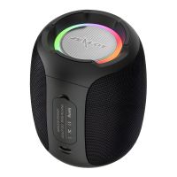 Портативна колонка Bluetooth ZEALOT S53, BT5.0, AUX, USB, TF, TWS, 10h LED підсвічування black