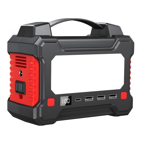 Електростанція REMAX Tank Series 150W Power Station RPP-325 36000mAh | 3USB/Type-C/DC/AC | Black