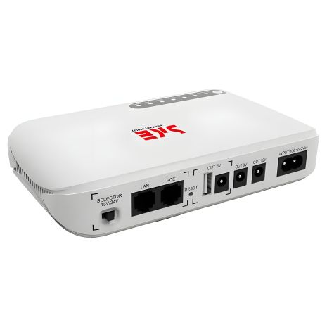 SKE POE-632E UPS (ДБЖ) DC 17W 8800mah для роутера/терміналу/камери |5/9/12v, USB, LAN, POE| White