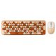 Молочна миша та клавіатура TWolf TF350 Colorful, бездротова, 2.4G, 800-1600DPI