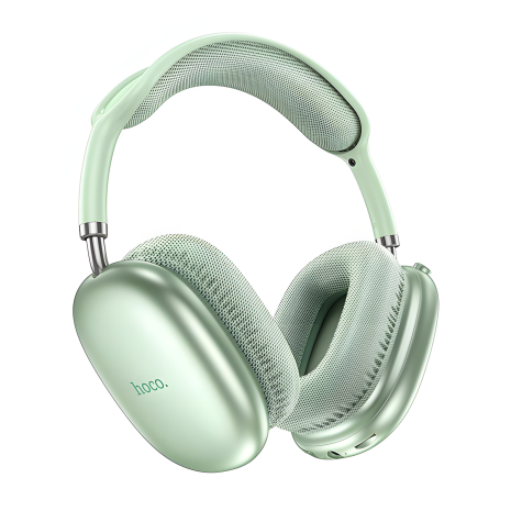 Наушники HOCO Air Triumph W35 BT |BT5.3, AUX/TF, 45h| зеленые