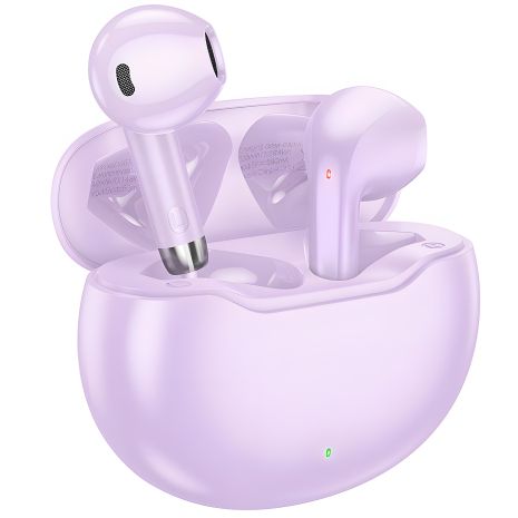 Наушники мастерской HOCO June BT headset EW61 |true wireless, BT5.3, 7h, 40/320mAh| purple