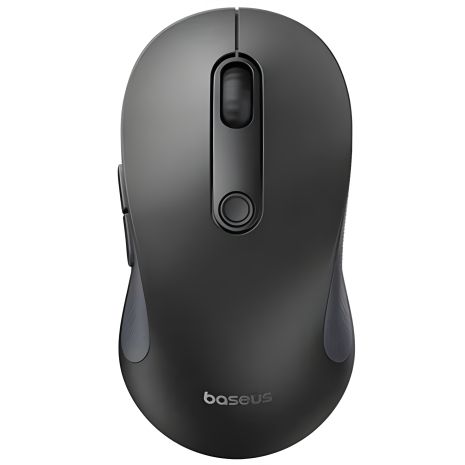 Беспроводная компьютерная мышь Baseus F02 Ergonomic Black, 2.4G/BT 5.2, 1000-4000 DPI Беспроводная компьютерная мышь Baseus F02 Ergonomic Black, 2.4G/BT 5.2, 1000-4000 DPI