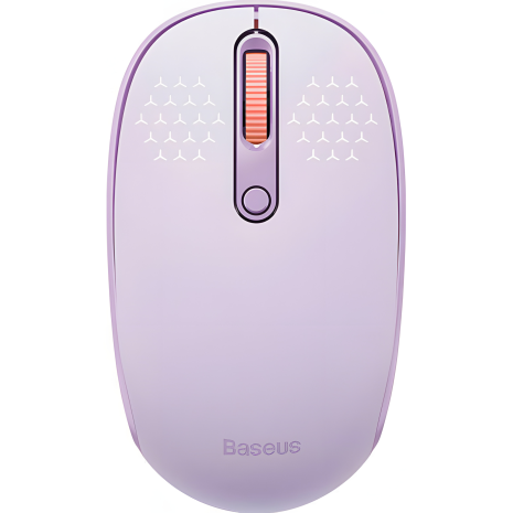 Миша Baseus F01B Tri-Mode Wireless Nebula Purple | BТ 5.0/BТ 3.0/2.4G, 800-1600 DPI, 1хАА B01055503513-00