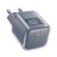 Серое зарядное устройство Acefast A53 Type-C PD30W