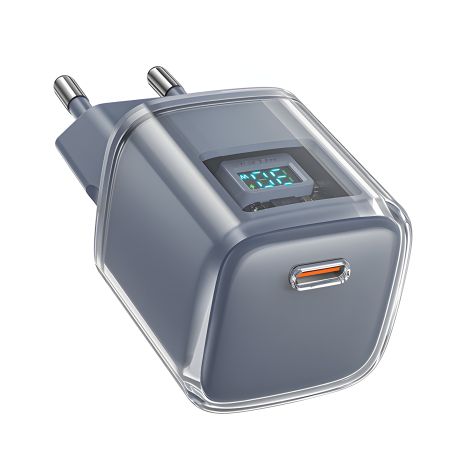 Зарядний пристрій Acefast A53 сіре, Type-C PD30W