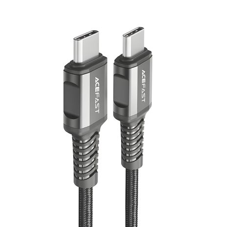 Кабель Acefast C1-09 чорний, Type-C to Type-C, 240W, PD3.1, 4K, 1m