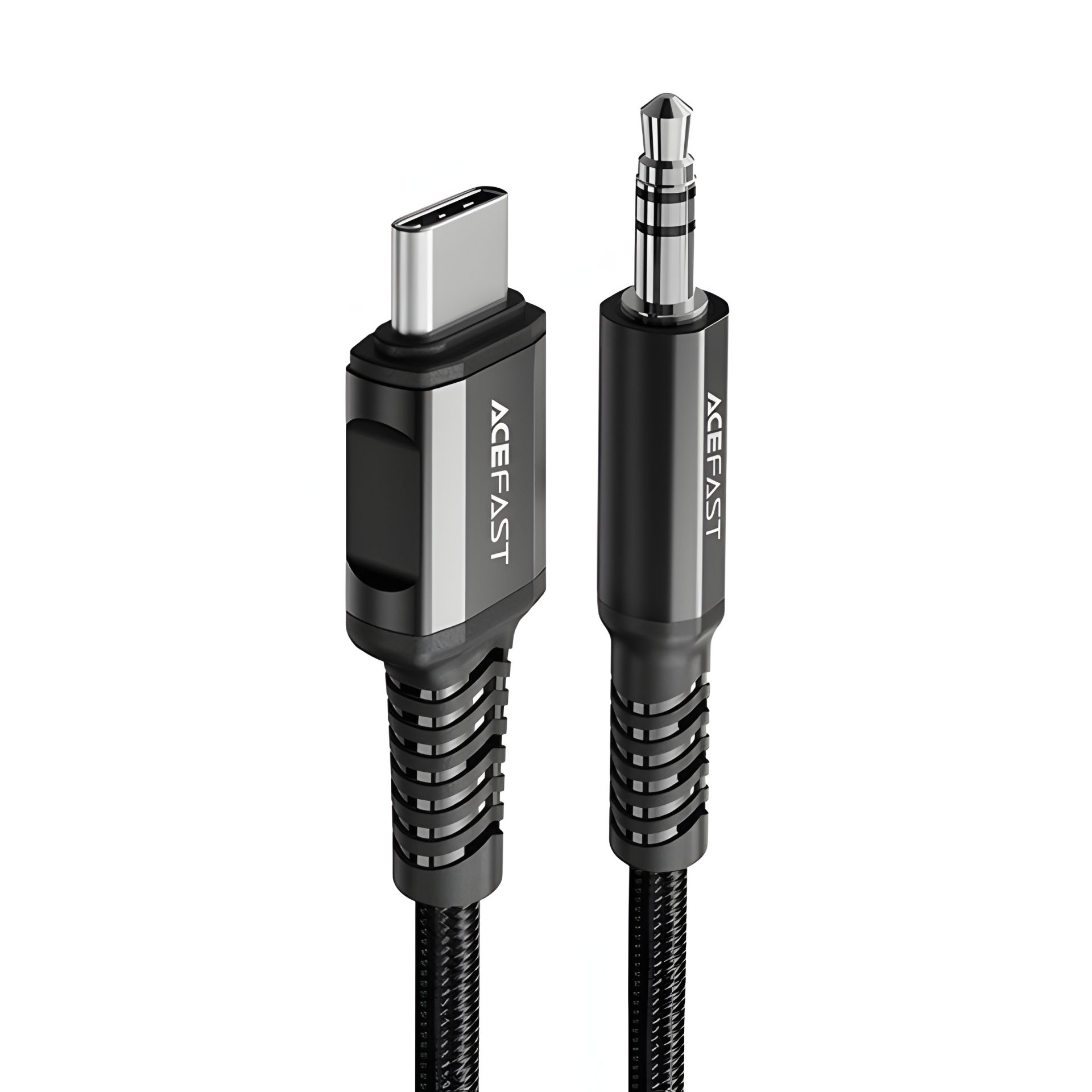 Acefast C1-08 Type-C to 3.5mm Audio Cable 1.2m Black Acefast C1-08 Type-C to 3.5mm Audio Cable 1.2m Black