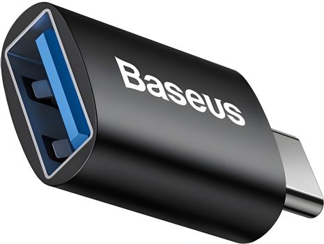 Baseus Ingenuity Series Mini OTG Type-C to USB-A 3.1 Adapter Black ZJJQ000001