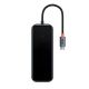 Baseus USB Hub AcmeJoy 4-Port Type-C Adapter (Type-C to 3x USB 3.0 + Type-C PD & Data) Dark Gray WKJZ010213