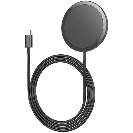 HOCO CW52 Enjoy магнитное ЗУ беспроводная быстрая зарядка Black