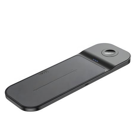 Зарядний пристрій HOCO CQ5 Step 3-в-1 швидкий бездротовий зарядний пристрій(iWatch) Black Зарядний пристрій HOCO CQ5 Step 3-в-1 швидкий бездротовий зарядний пристрій(iWatch) Black