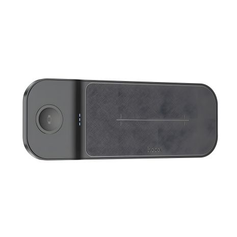Бездротовий зарядний пристрій HOCO CQ6 Power 3-in-1 Wireless Fast Charger (SAM Watch) Чорний Бездротовий зарядний пристрій HOCO CQ6 Power 3-in-1 Wireless Fast Charger (SAM Watch) Чорний
