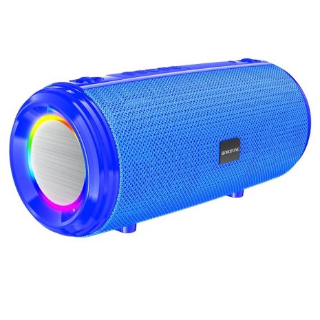 Портативна колонка BOROFONE BR13, IPX5, BT5.0, AUX, USB, TF, FM, TWS, 10W, 4h, Young sports BT speaker Blue