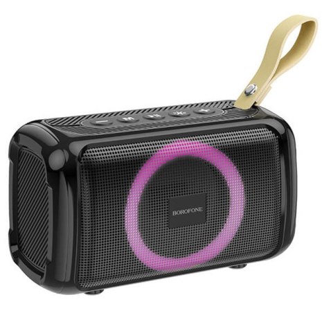 Портативна колонка BOROFONE BR17 Cool sports wireless speaker, BT5.1, TWS, AUX, FM, TF, USB, 4Hours, 5W, Black