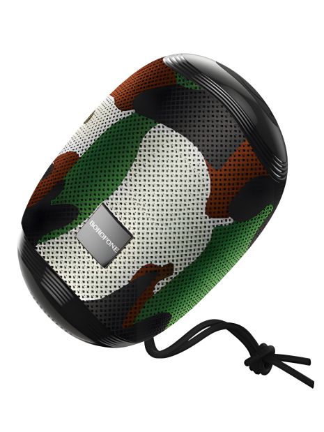 Портативная колонка BOROFONE BR6 Miraculous sports wireless speaker IPX5 |BT5.0, TWS AUX, FM, TF, USB| Camouflage Green Портативная колонка BOROFONE BR6 Miraculous sports wireless speaker IPX5 |BT5.0, TWS AUX, FM, TF, USB| Camouflage Green