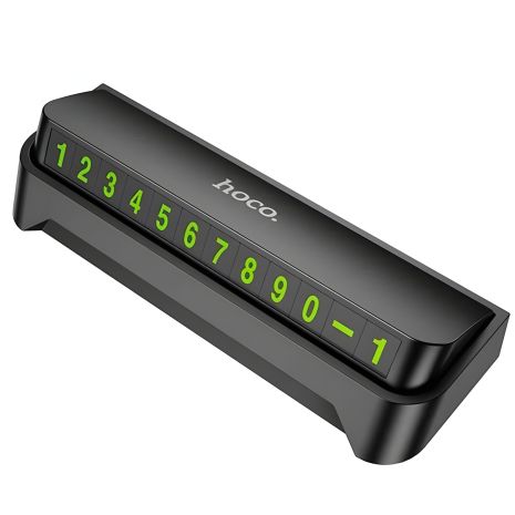 Hoco DPH02 автотабличка чорна