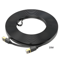 Hoco US07 мережевий кабель Ethernet RJ-45 CAT6 1Gigabit 20m чорний